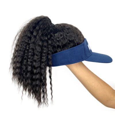 Navy-Blue-Baseball-Cap-with-Hair-Attached