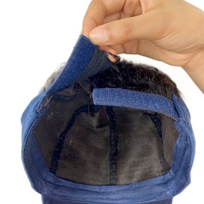 Navy-Blue-Baseball-Cap-with-Hair-Attached